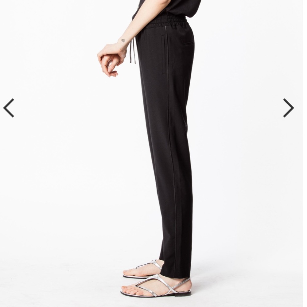 Zadig & Voltaire Black Parono Wool Trousers